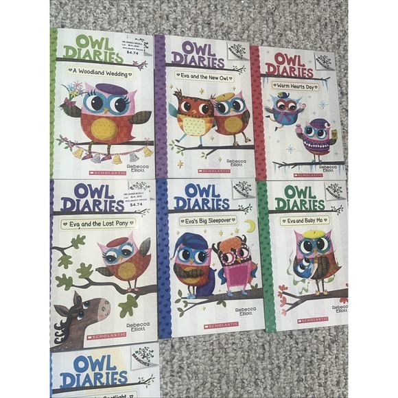 Owl Diaries Children's Book Set Books #  1 - #13 By Rebecca Elliot READ - Picture 3 of 7
